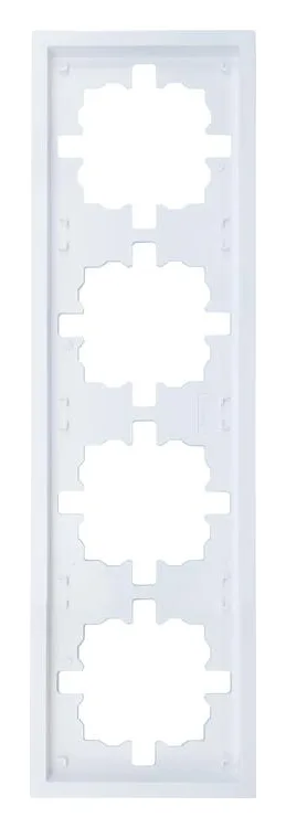 Рамка 4-м ZIMA горизонт. бел. LEZARD 704-0200-149