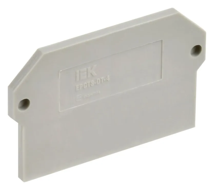 Заглушка для CTS-DT ARMAFIX 4кв.мм сер. IEK YCT15-04-K03-004-ZGL