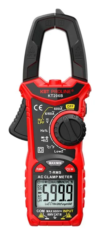 Клещи токовые цифровые "PROLINE" KT 206B КВТ 79130