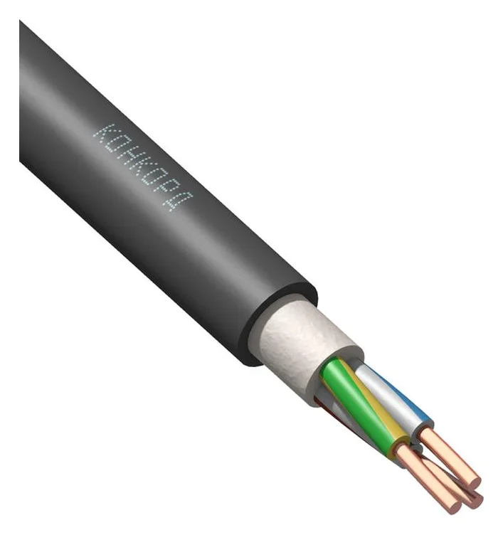 Кабель ВВГнг(А)-LS 3х2.5 ОК (N PE) 0.66кВ (бухта 100м) (м) Конкорд 202