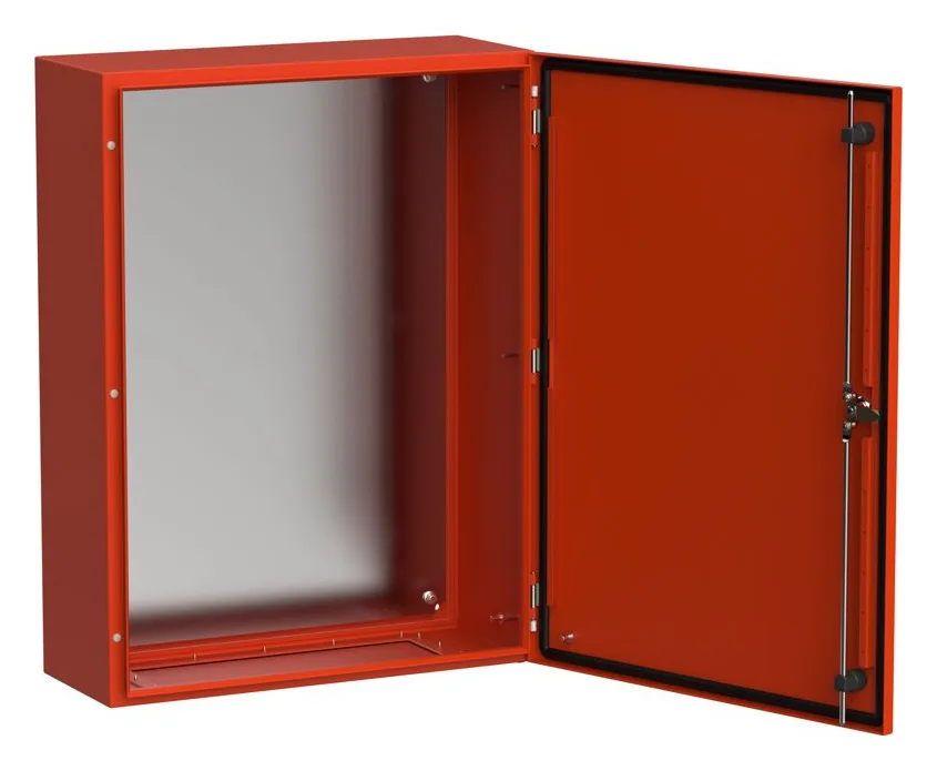 Корпус ЩМП-80.60.25 IP66 УХЛ1 метал. RAL3020 TITAN 5 IEK TI5-13-N-080-060-025-66