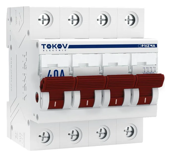 Выключатель нагрузки модульный 4п 40А PRIZMA TOKOV ELECTRIC TKE-PZ60-MDSI-4-40