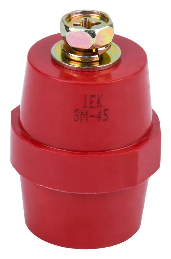 Изолятор SM45 (М8) силовой с болтом IEK YIS11-45-14-B
