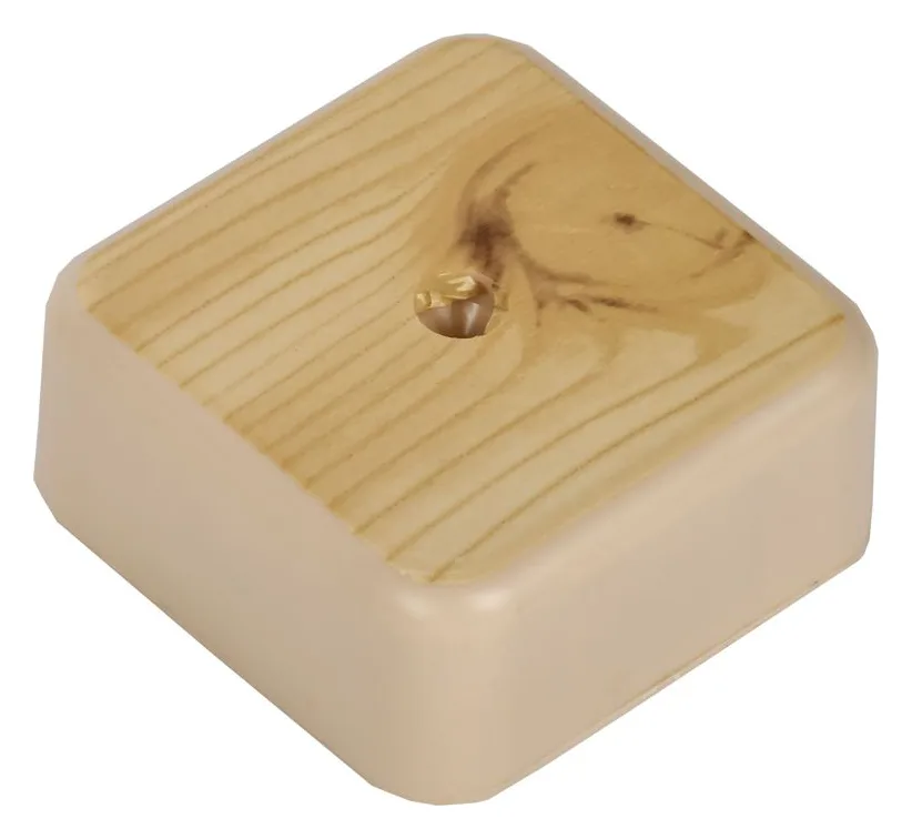 Коробка распаячная ОП 50х50х20 IP20 КМ41206-04 (4 клем. 3кв.мм) сосна IEK UKO10-050-050-020-K34