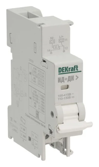 Расцепитель независимый AC110-415В DC110-130В для ВА-105 DEKraft 13302DEK