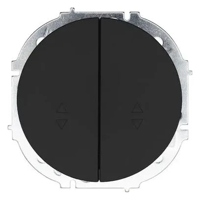 Выключатель проходной 2-кл. СП OSEN 10А IP20 механизм черн. бархат LEZARD 743-4288-106