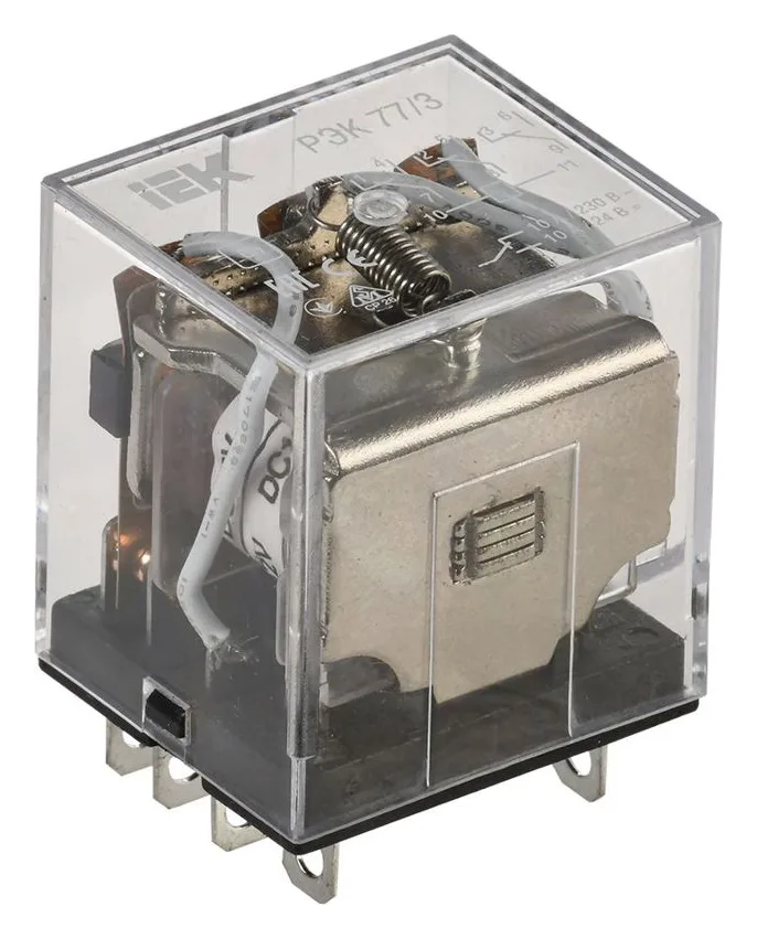 Реле РЭК 77-3 10А 12В DC IEK RRP10-3-10-012D