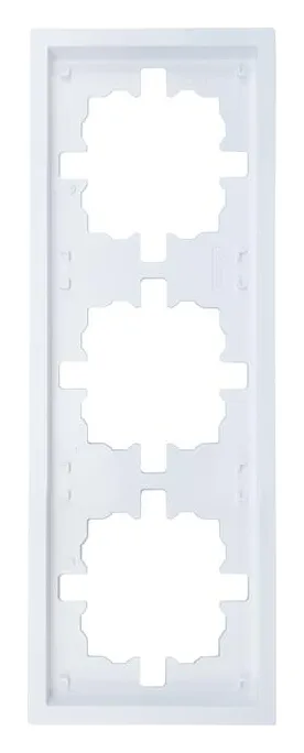 Рамка 3-м ZIMA горизонт. бел. LEZARD 704-0200-148