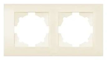 Рамка 2-м Cosmo крем. ABB 612-010300-226