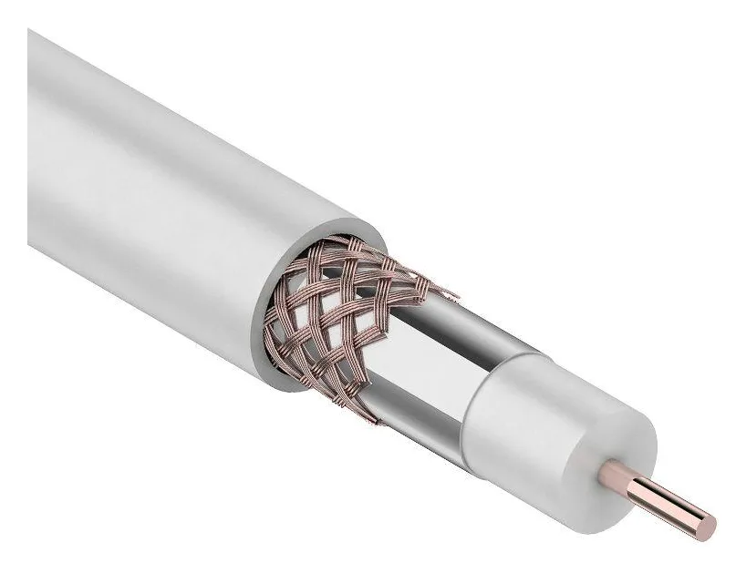 Кабель RG-6U+CU 64х0.12 75 Ом бухта Б (м) REXANT 01-2223