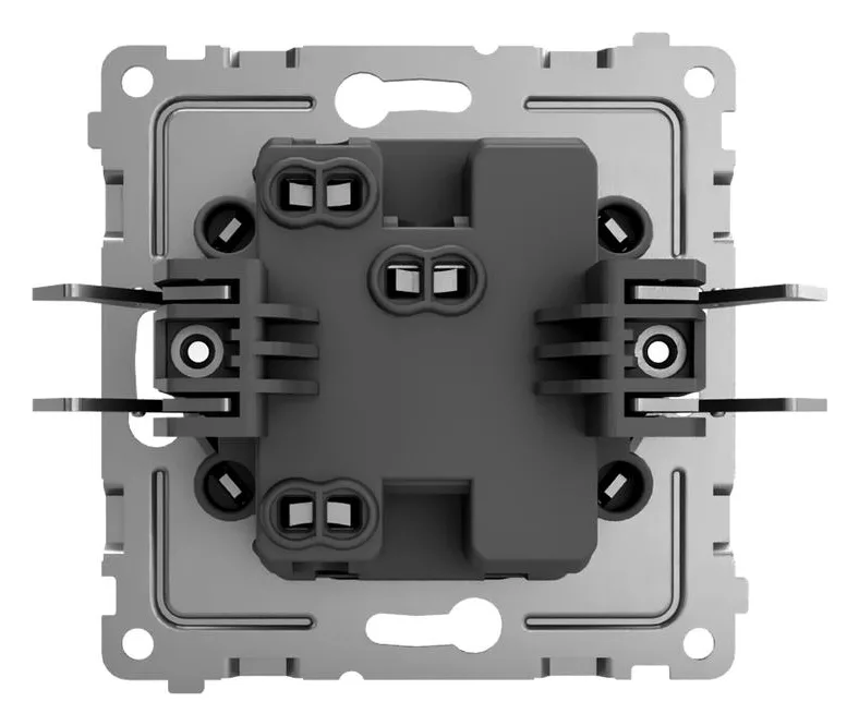 Выключатель 1-кл. СП Pixel 10А IP20 с индикатором механизм карбон TOKOV ELECTRIC TKE-PX-V1I-C14