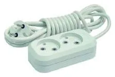 Удлинитель 2х3м без заземл. 10А IP20 Makel MGP103