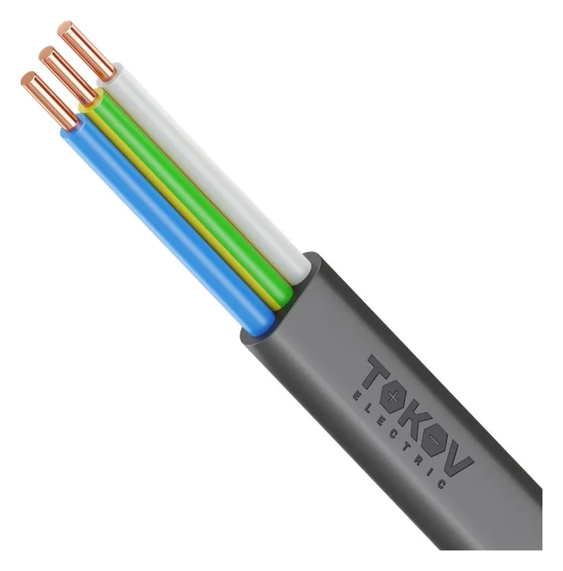Кабель TOKOV ELECTRIC ВВГ-Пнг(А)-LSLTx 3х2.5 ОК (N PE) 0.66кВ (уп.100м) УТ000030884