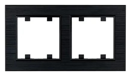 Рамка 2-м Karea LINE STAR чер. Makel 86054702