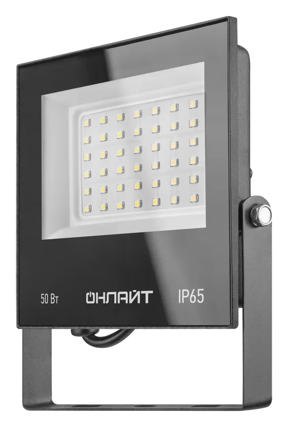 Прожектор светодиодный 71 659 OFL-50-4K-BL-IP65-LED 50Вт 4000К IP65 4000лм черн. ОНЛАЙТ 71659