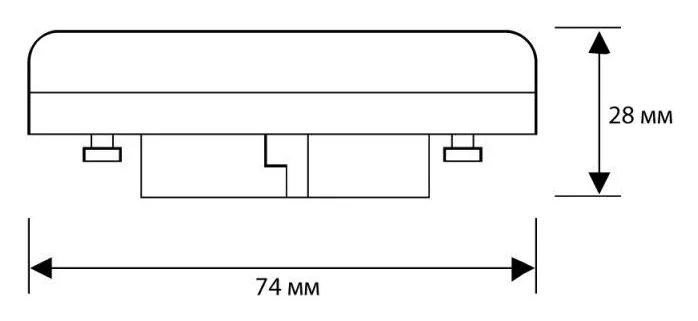 Лампа светодиодная LED15-GX53/845/GX53 15Вт таблетка матовая 4500К бел. GX53 220В Camelion 13647