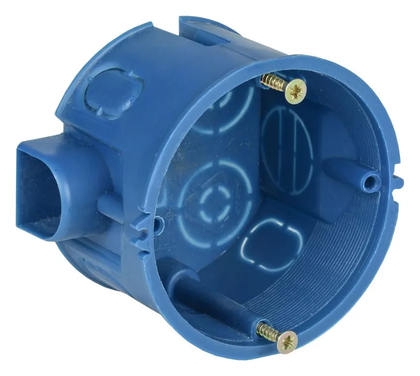 Коробка установочная С3 d68x45 для твердых стен (с саморезами и стык. узлами) GENERICA UKT10-068-045-000-A-S-UO