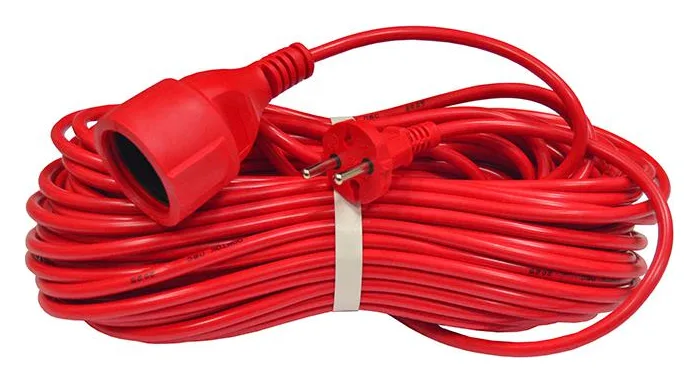 Удлинитель-шнур 1х30м без заземл. 10А IP20 2.2кВт ПВС 2х1 DOMTOK 2490