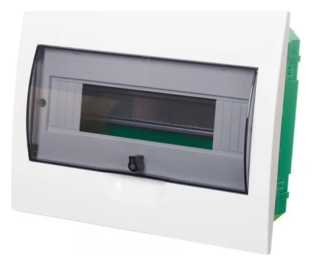 Бокс встраиваемый СП City9 Box 1 ряд 12мод. с прозр. дверцей SE EZ9E112S2FRU
