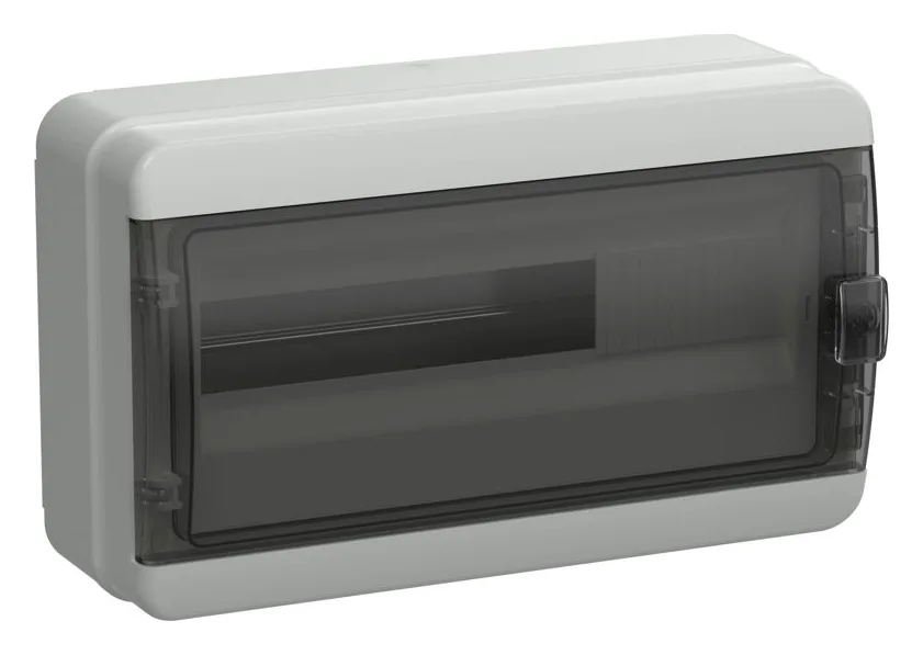Корпус КМПн-18 TEKFOR IP65 черн. прозр. дверь пластик. IEK TF5-KP72-N-18-65-K03-K02
