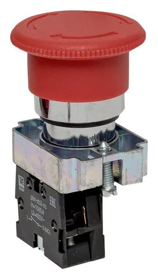 Кнопка "Грибок" BS542 NC поворотн. красн. PROxima EKF xb2-bs542