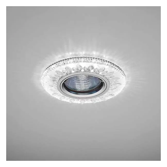 Светильник Emilia LED 51 2 70 декор. огран. полимер. со светодиод. подсвет. MR 16 прозр. ИТАЛМАК IT8678