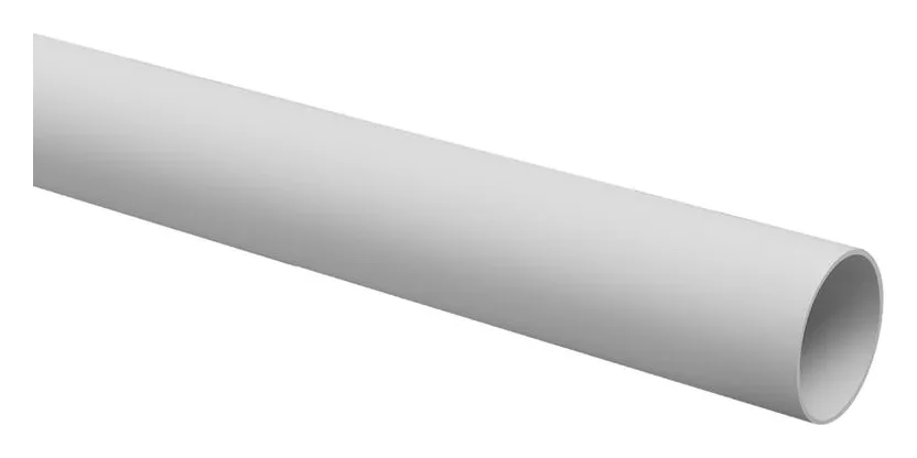 Труба гладкая ПВХ жесткая легкая d63мм сер. (дл.3м) TOKOV ELECTRIC TKE-THG-PVC-63-3-C06
