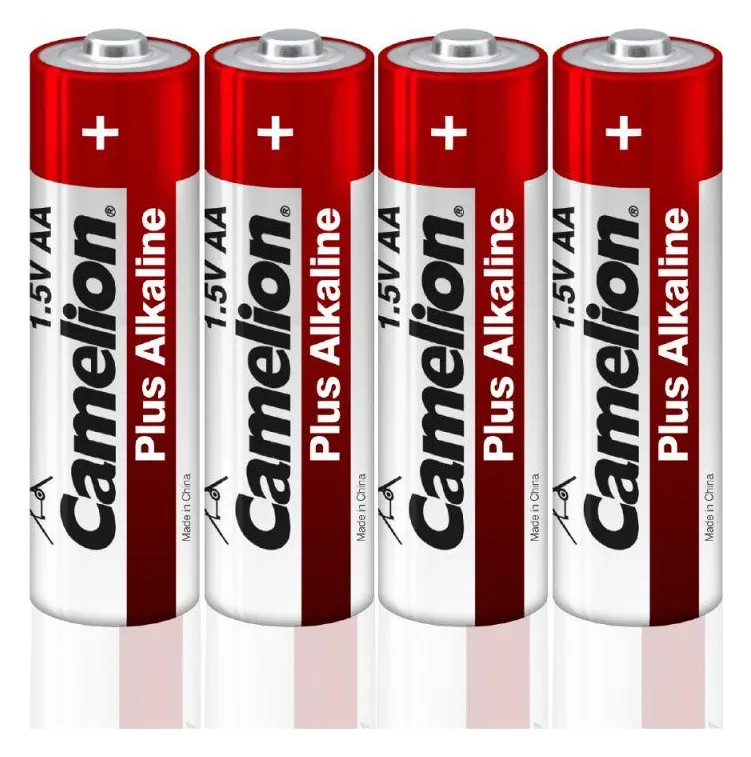 Элемент питания алкалиновый AA/LR6 1.5В Plus Alkaline LR6-SP4 (уп.4шт) Camelion 12554