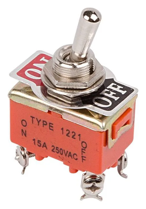 Тумблер 250В 15А (4c) ON-OFF 2п (KN-201) Rexant 36-4130