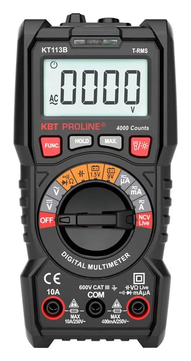 Мультиметр цифровой KT 113B "PROLINE" КВТ 79125