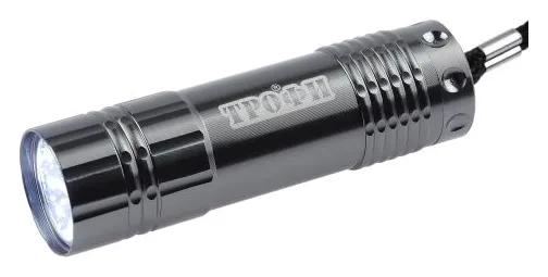 Фонарь ручной TM9 9LED алюм. элементы питания 3хAAA (не в компл.) (картон. упак.) Трофи Б0002225
