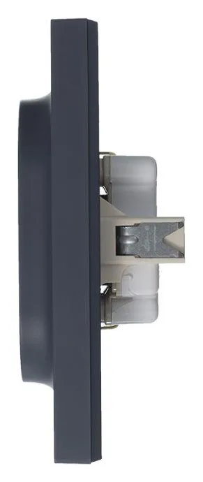 Розетка 2-м СП AtlasDesign 16А IP20 с заземл. в сборе грифель SE ATN000724