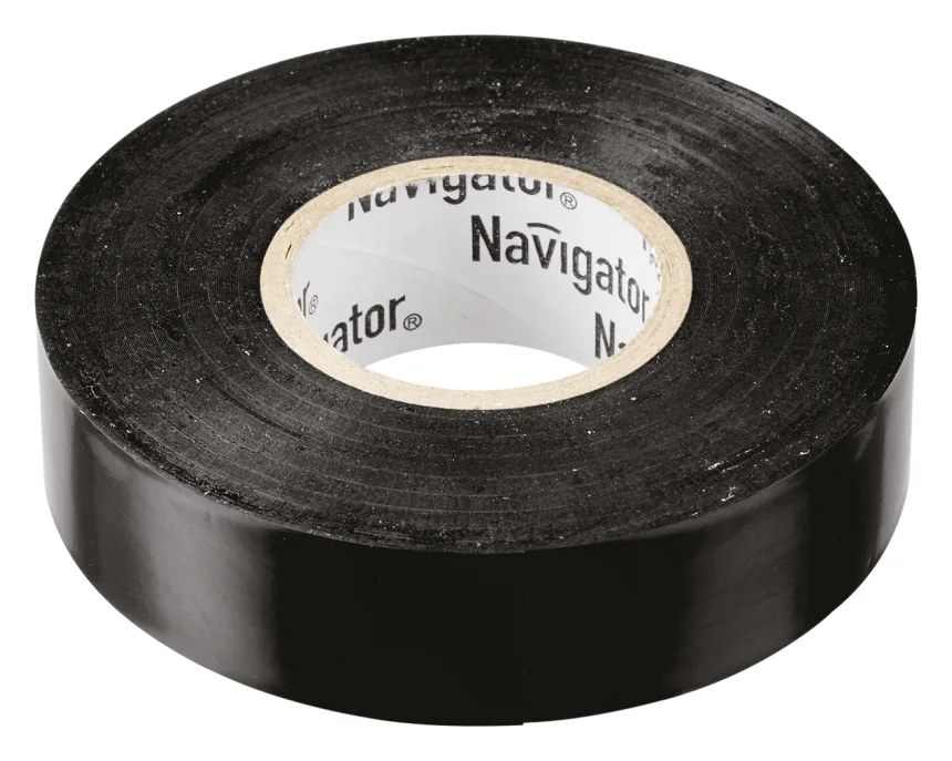 Изолента ПВХ 19мм (рул.20м) черн. NIT-A19-20/BL Navigator 71110