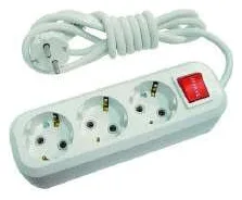 Удлинитель 3х2м с заземл. 16А IP20 с выкл. Makel MGP212