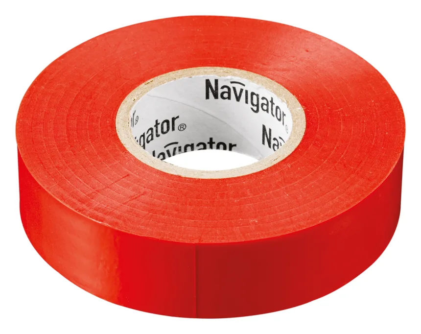 Изолента ПВХ 15мм (рул.20м) красн. NIT-B15-20/R Navigator 71104