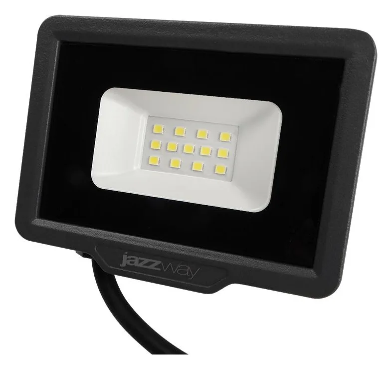 Прожектор светодиодный PFL-C3 10Вт 6500К IP65 ДО закален. прозр. стекло JazzWay 5023529A