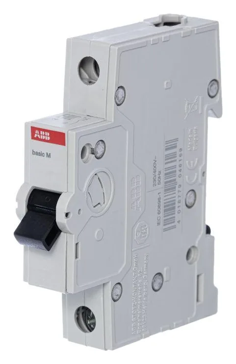 Выключатель автоматический модульный 1п C 40А 4.5кА Basic M BMS411C40 ABB 2CDS641041R0404