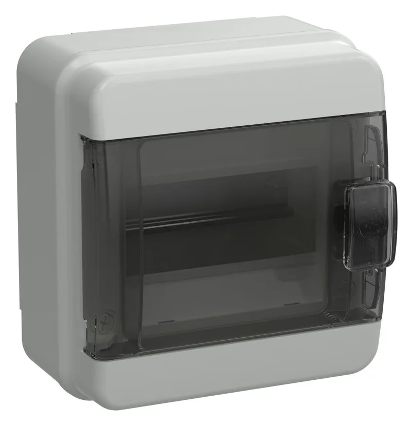 Корпус КМПн-6 TEKFOR IP65 черн. прозр. дверь пластик. IEK TF5-KP72-N-06-65-K03-K02