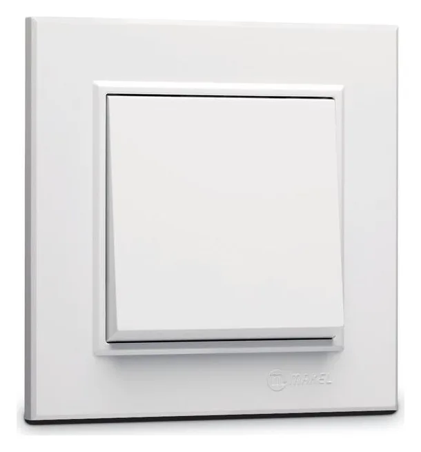 Переключатель 1-кл. СП Karea 10А IP20 бел. Makel 56001005