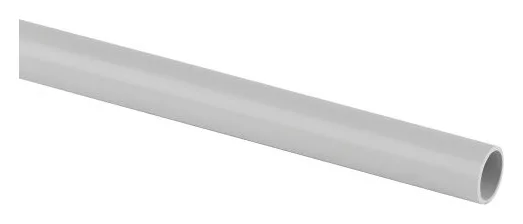 Труба гладкая ПВХ жесткая d50мм сер. (дл.3м) TRUB-50-PVC Эра Б0036391