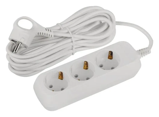 Удлинитель 3х7м с заземл. 16А IP20 GREEN LINE UDL-16-370-E ПВС 3х1 Эра Б0065059