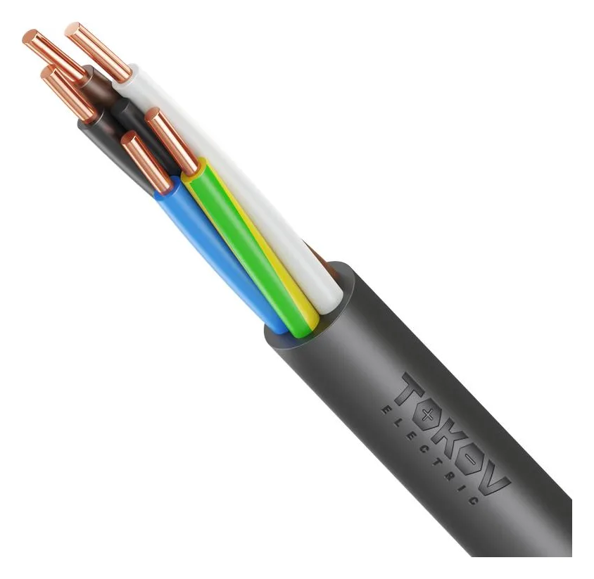 Кабель TOKOV ELECTRIC ВВГнг(А)-LS 5х2.5 ОК (N PE) 0.66кВ (уп.100м) УТ000028599