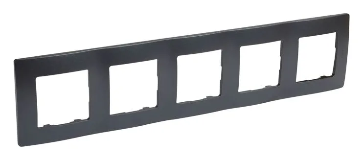 Рамка 5-м СП Etika IP20 антрацит IEK 672585