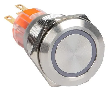 Кнопка S-Pro67 19мм без фикс. с зел. подсветкой 230В PROxima EKF s-pro67-121
