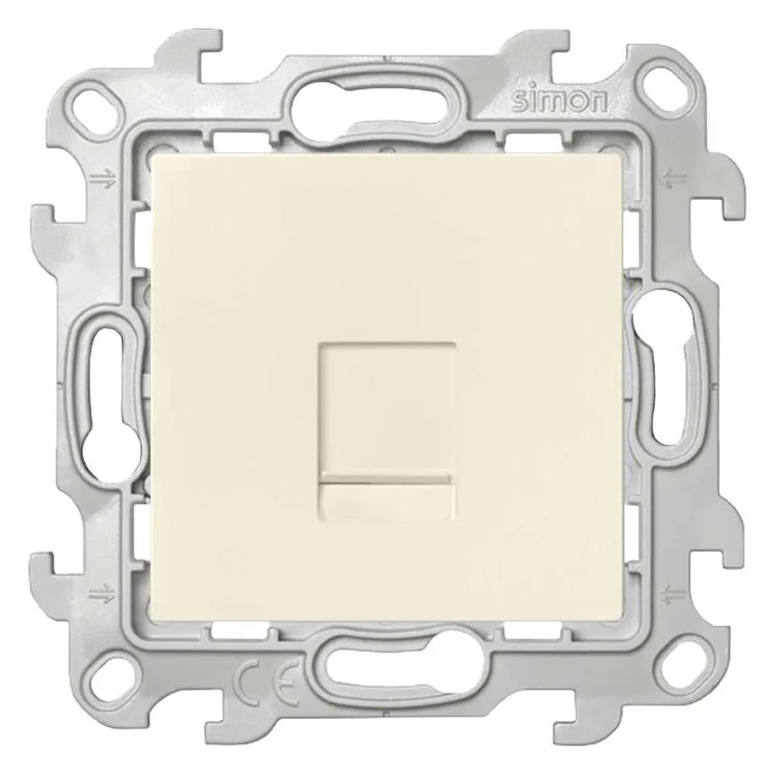 Розетка телефонная СП Simon 24 RJ11 IP20 механизм сл. кость Simon 2410480-031
