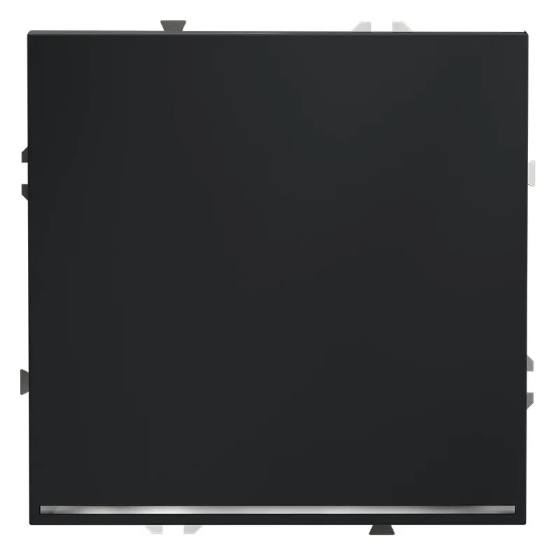 Переключатель проходной 1-кл. СП S70 10А с подсветкой механизм графит Voltum VLS010407