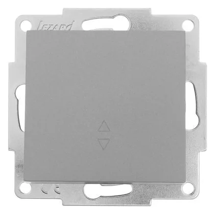 Переключатель проходной 1-кл. СП Vesna механизм платина LEZARD 742-3588-105
