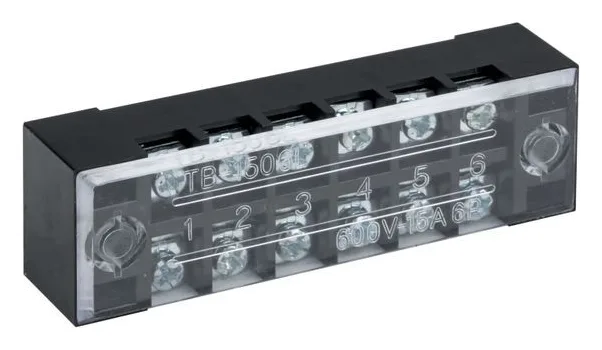 Терминал клеммный TB-1506 до 1.5кв.мм 15А 6 клеммных пар EKF tb-1506