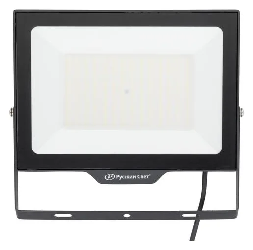 Прожектор светодиодный СДО FL 10 C 150W VW 840 BK CL 327х260х31.5мм 150Вт 4000К IP65 уличный черн. Русский Свет 15081023280