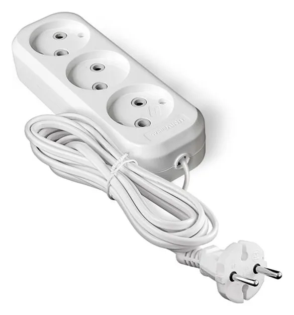 Удлинитель 3х3м без заземл. 6А IP20 У6-639 ШВВП 2х0.75 UNIVersal 9631933